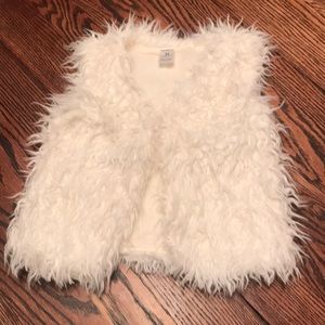 Toddler girl furry vest.
